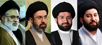 فیلم / حضور فرزندان رهبر شهید انقلاب در مراسم چهلم پدر