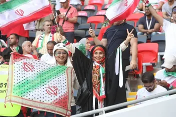 عکس/ شادی بازیکنان تیم ملی پس از گل اول ایران