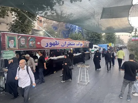 پیاده‌روی جاماندگان اربعین در تهران