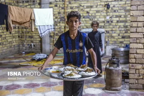 موکب عشیره آل احمد و آل عیس پذیرای زائران حسینی
