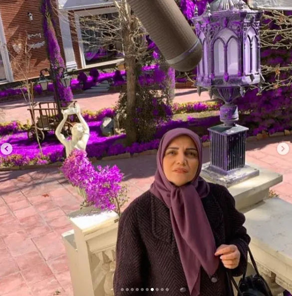 الهام پاوه نژاد در عمارتی شیک و مجلل +عکس