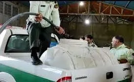 پلیس ایران یک حلقه چاه شراب کشف کرد + فیلم