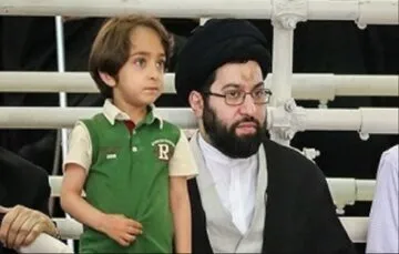 عکس/فرزند رهبر انقلاب در مراسم اربعین رئیسی