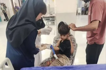 اولین تصاویر از مجروحان حمله آمریکا به جشن عروسی در بیمارستان میناب