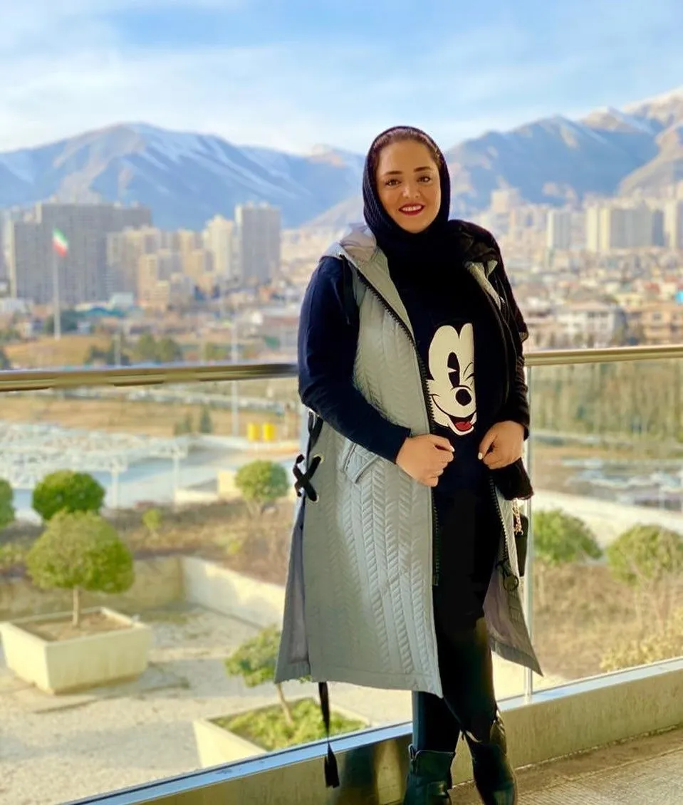 عکسی که علی اوجی از نرگس محمدی گرفت