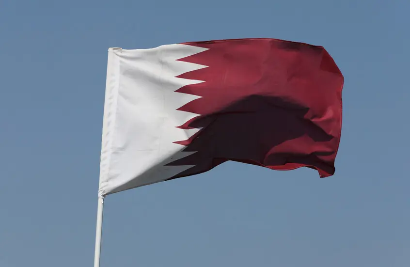 پرچم کشور قطر پرچم کشور قطر