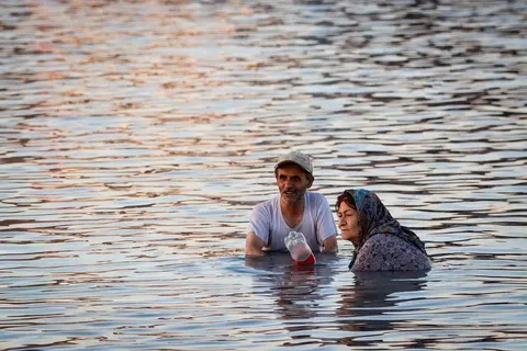 دریاچه ارومیه دوباره تماشایی شد