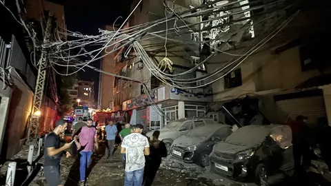 جنگ‌‌زده‌های جنوب لبنان در ساحل بیروت