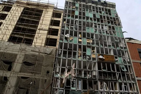 تصاویر انفجار در خیابان مطهری تهران