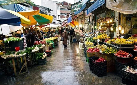 بازار رشت در عید نوروز
