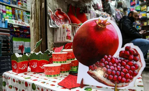 بازار تهران در آستانه شب یلدا