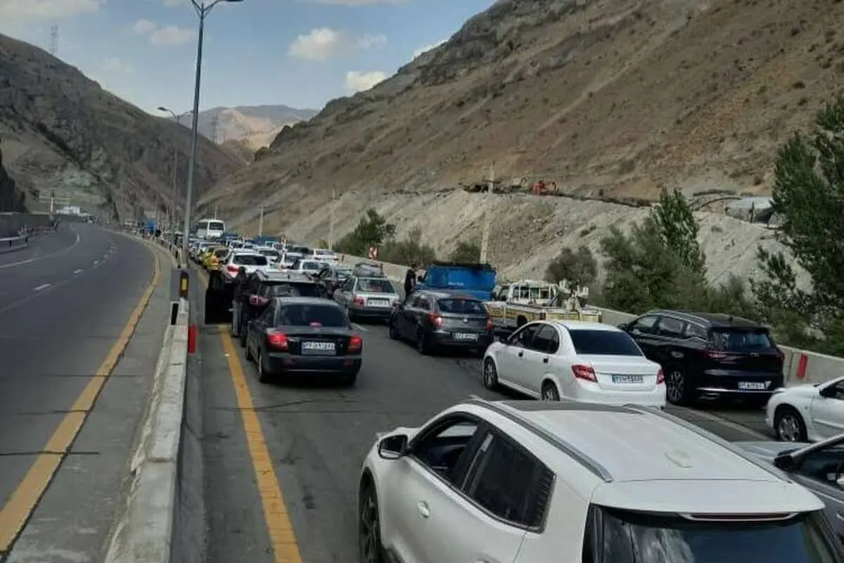 ترافیک جاده چالوس