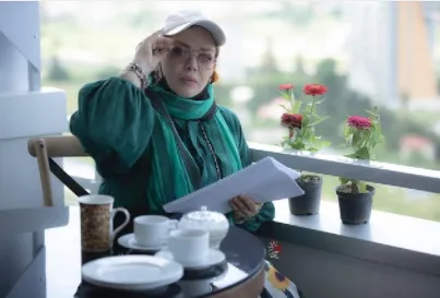 تیپ سبز رنگ بهاره رهنما +عکس