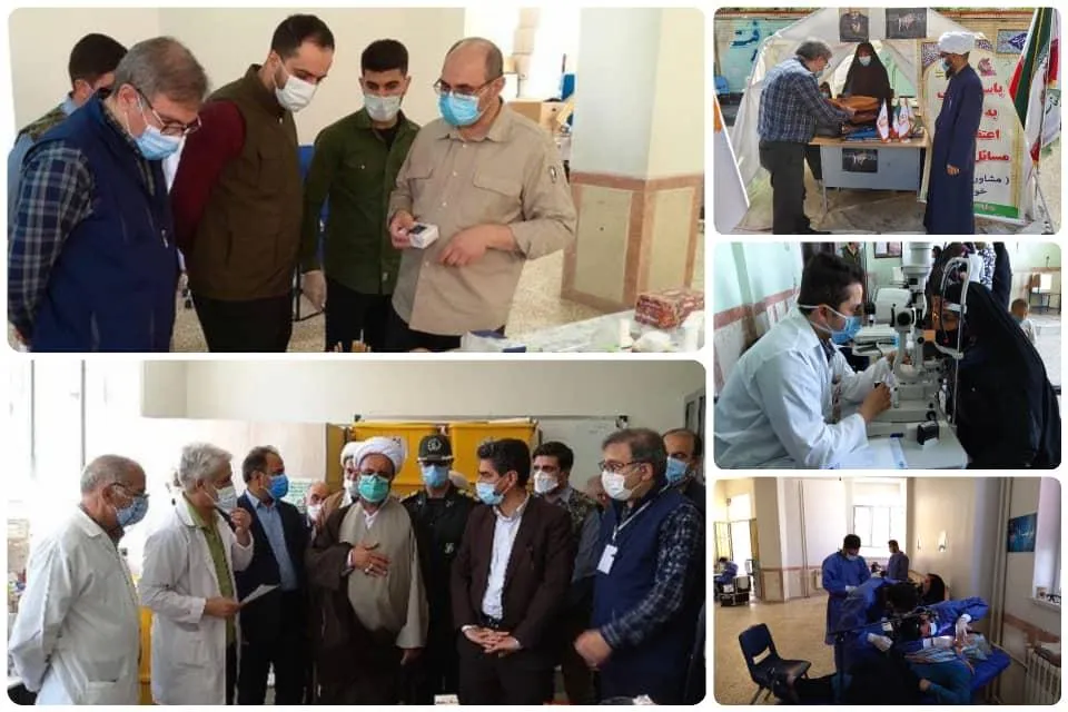 خدمات‌رسانی ۶۱ پزشک اردوی جهادی شرکت مس در ورزقان