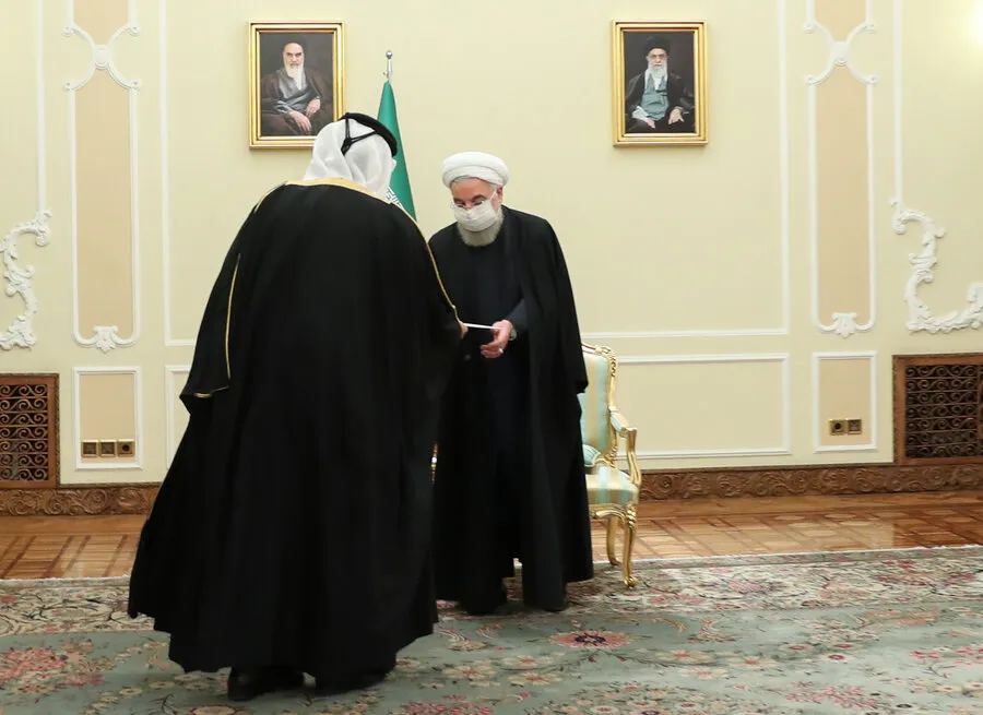 پیام کتبی امیر قطر به روحانی
