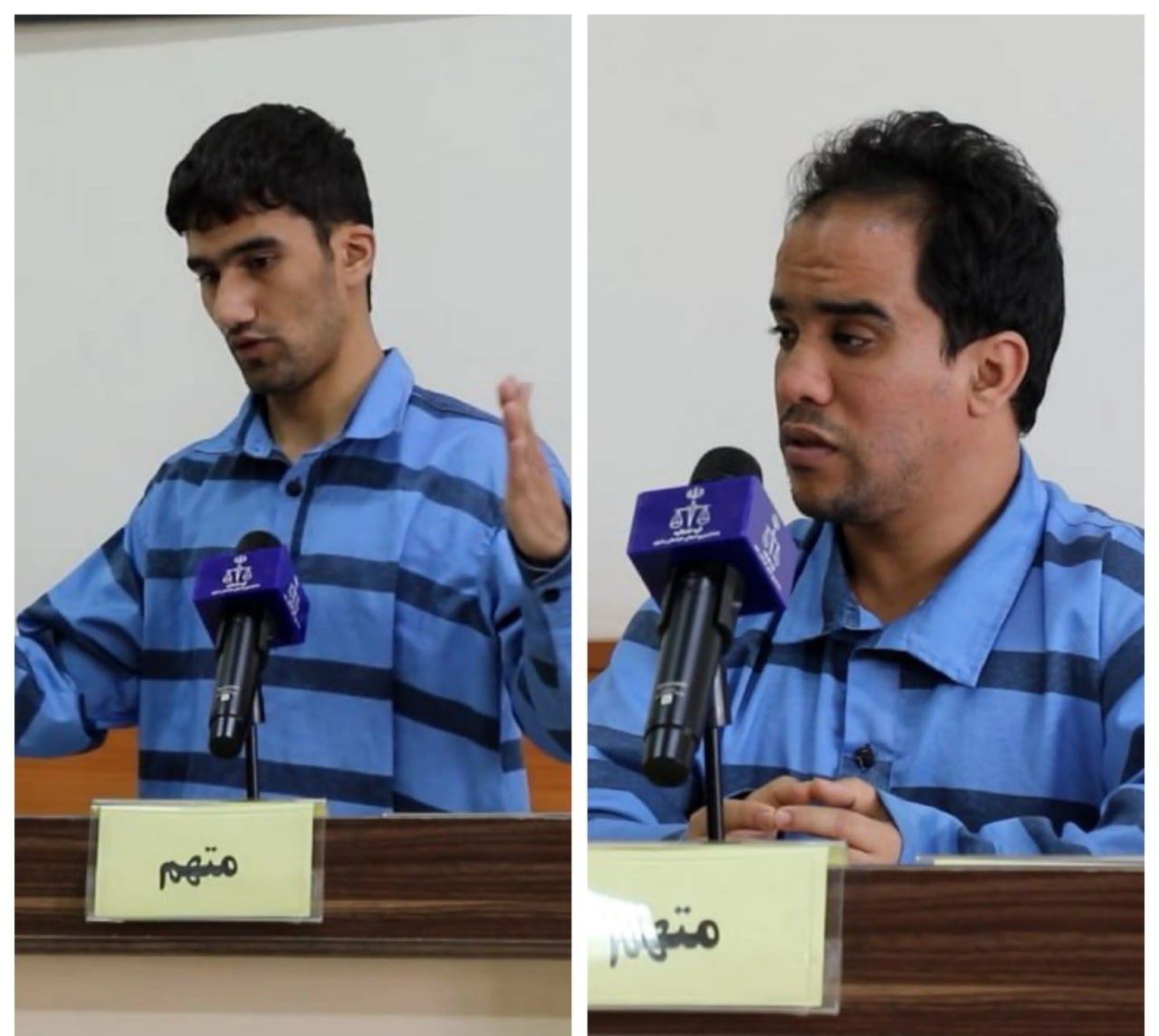 تصاویری از ۲ متهم حوادث ۱۸ دی‌ماه مشهد