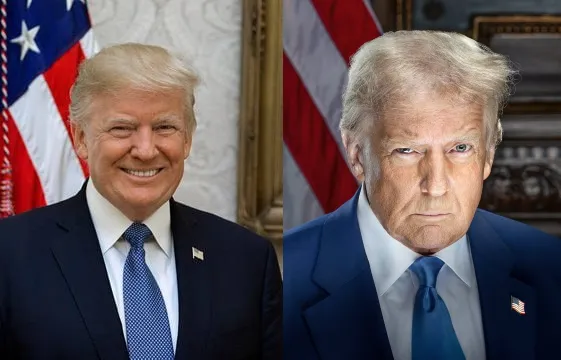 عکس/پرتره مراسم تحلیف دونالد ترامپ ترسناک شد