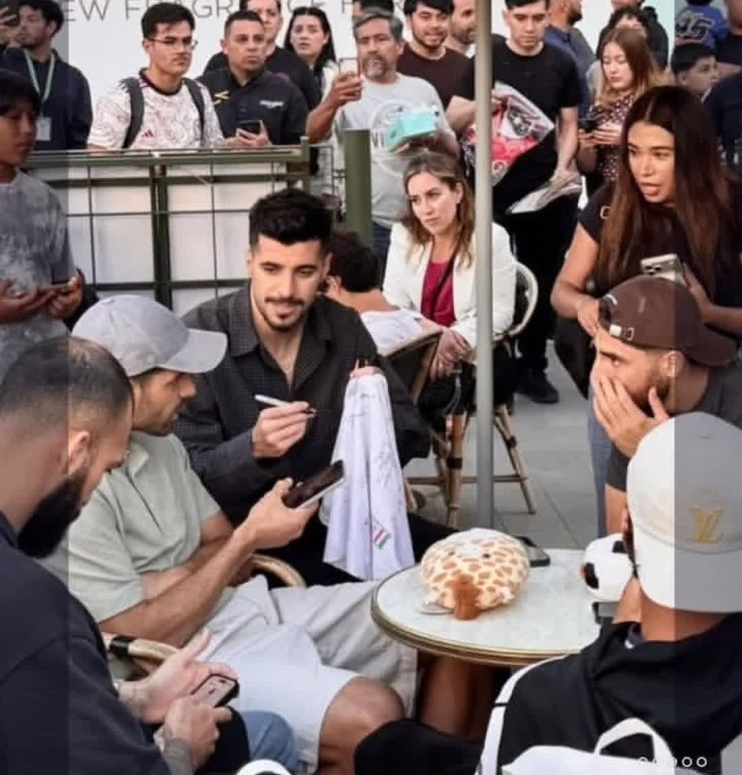 بازارگردی بازیکنان تیم ملی