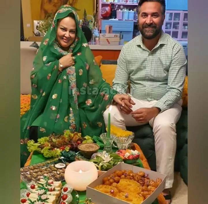 عکس/ روزه‌داری بهاره رهنما و همسرش