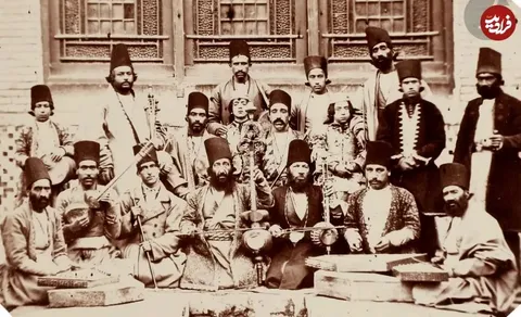 عکس/ گروه موسیقی در ایران دوران قاجار