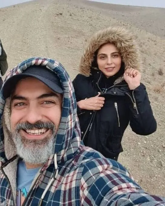 سلفی مهدی پاکدل به همراه رعنا آزادی ور + عکس