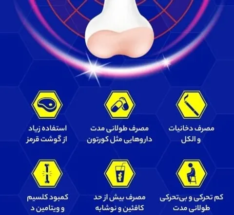عادت‌هایی که باعث پوکی استخوان می‌شود + اینفوگرافی