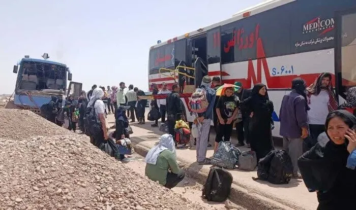 تصادف اتوبوس زائران اربعین در محور سمنان
