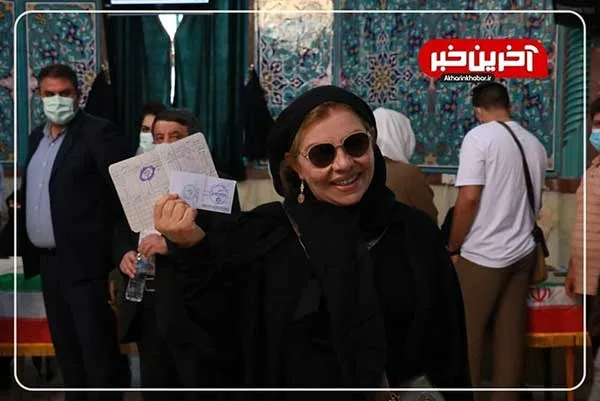 حضور همزاد بهاره رهنما در انتخابات!