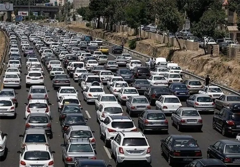 ترافیک سنگین در ورودی‌های تهران و جاده‌های شمال