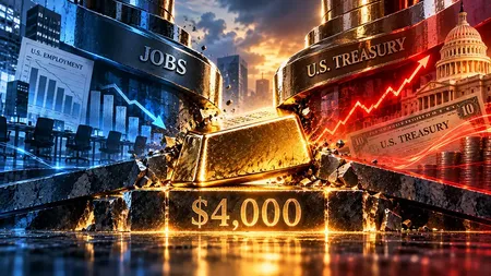 طلا عقب نشست، اما ۴۰۰۰ دلار را حفظ کرد / اصلاح اونس جهانی موقتی است؟