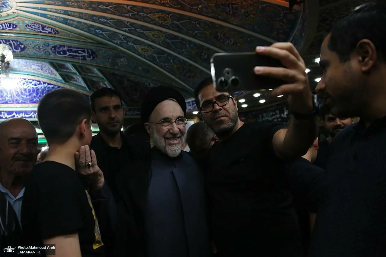 عکس بحث‌برانگیز از محمد خاتمی در تاسوعا