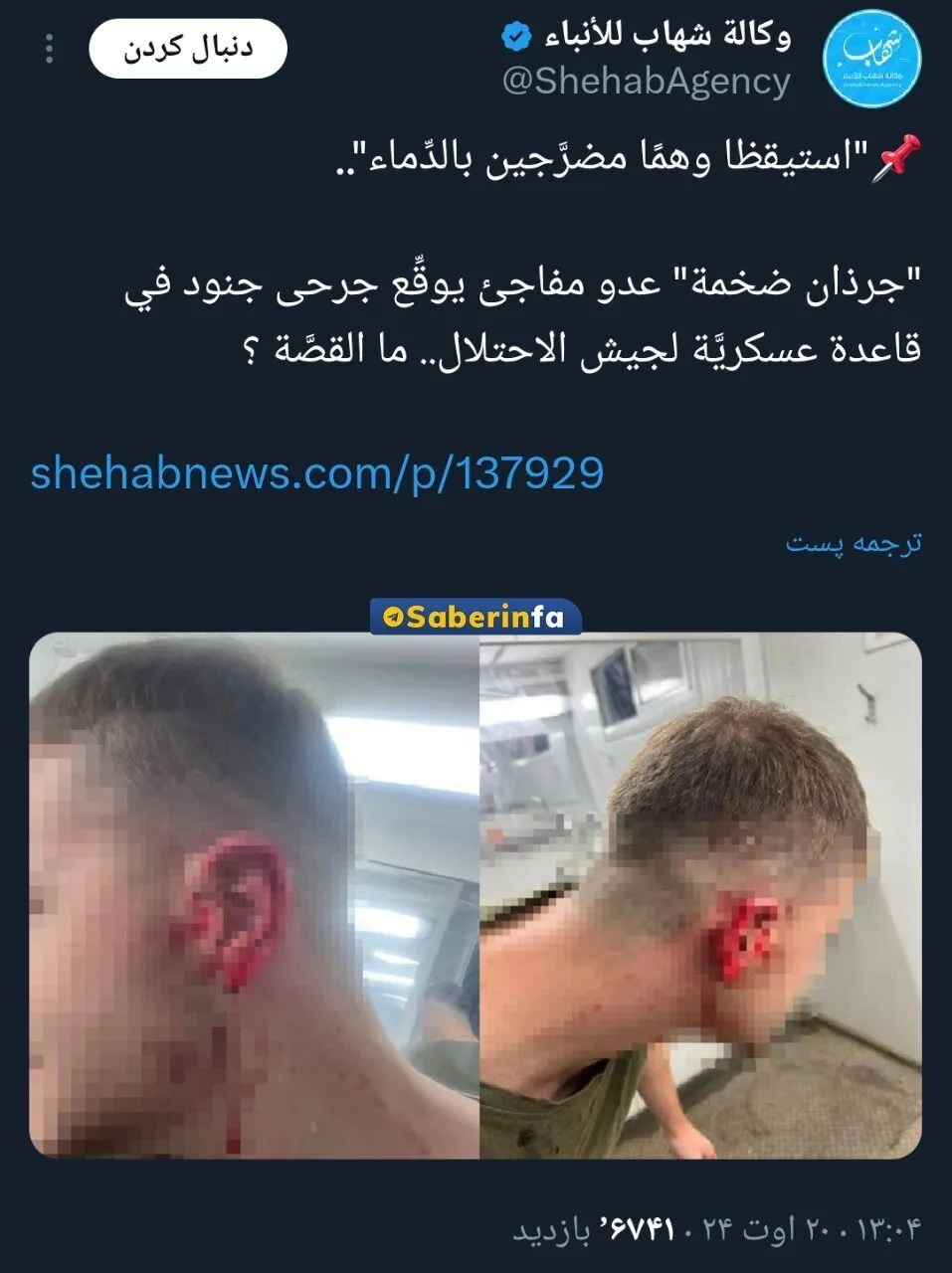 عکس /حمله موش‌های بزرگ به پایگاه نظامی اسرائیل و خوردن گوش سربازان!