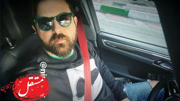 هومن سیدی در ماشین لاکچریش + عکس