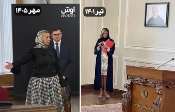 عکس/ استایل سخنگوی وزارت امور خارجه روسیه در تهران در طول ۴ سال