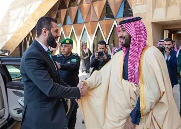 عکس/الجولانی با بن سلمان دیدار کرد