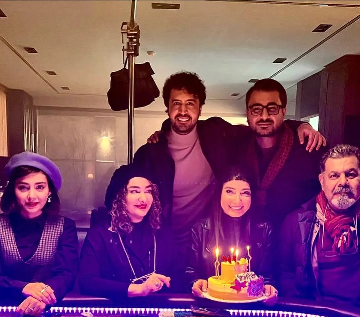 سمیرا حسن‌پور در کنار ستاره‌ها تولدش را جشن گرفت
