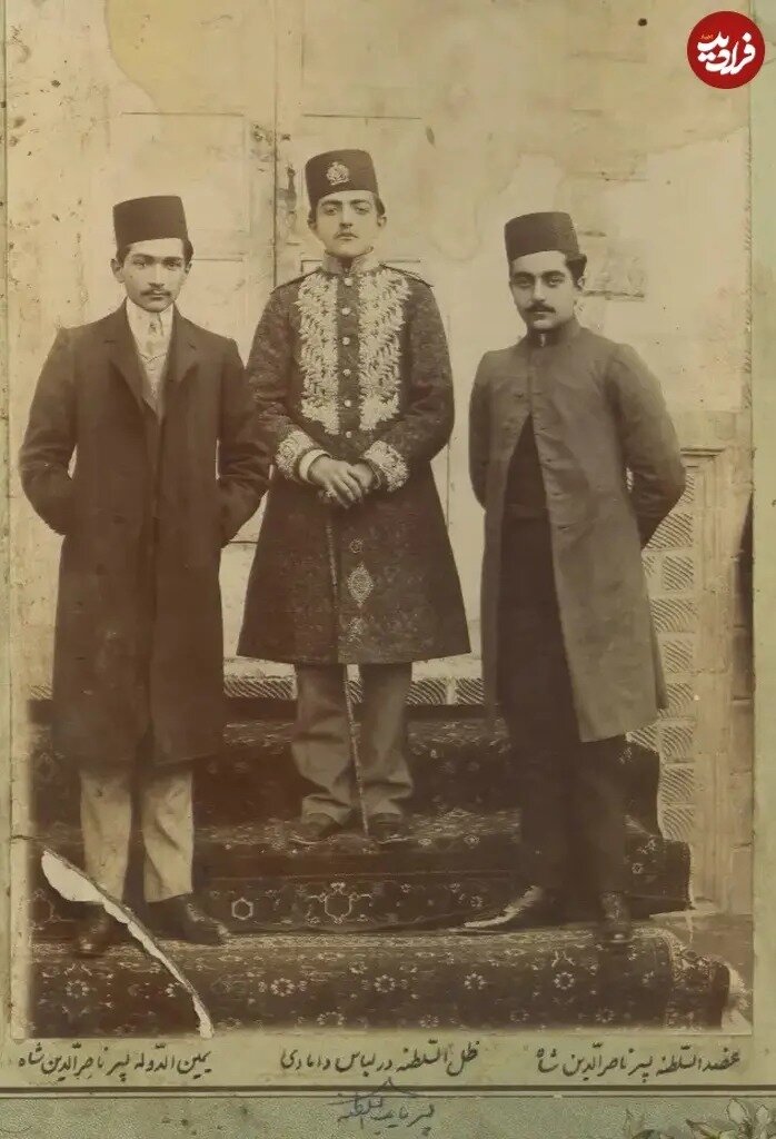 نوه ناصرالدین شاه در لباس دامادی