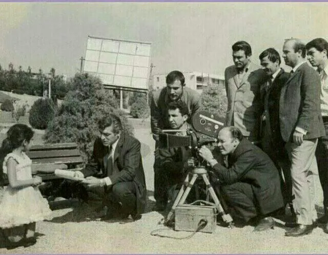 محمدعلی فردین پشت صحنه فیلم سلطان قلب‌ها
