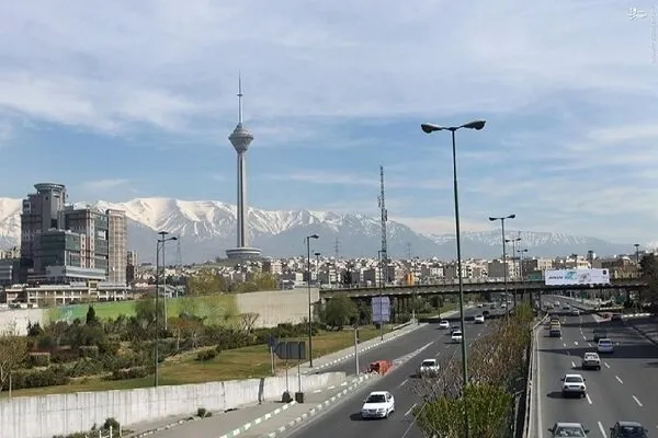 وضعیت ترافیکی تهران در صبح روز طبیعت