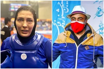 فیلم / کتک‌کاری الهه منصوریان با رضا عطاران