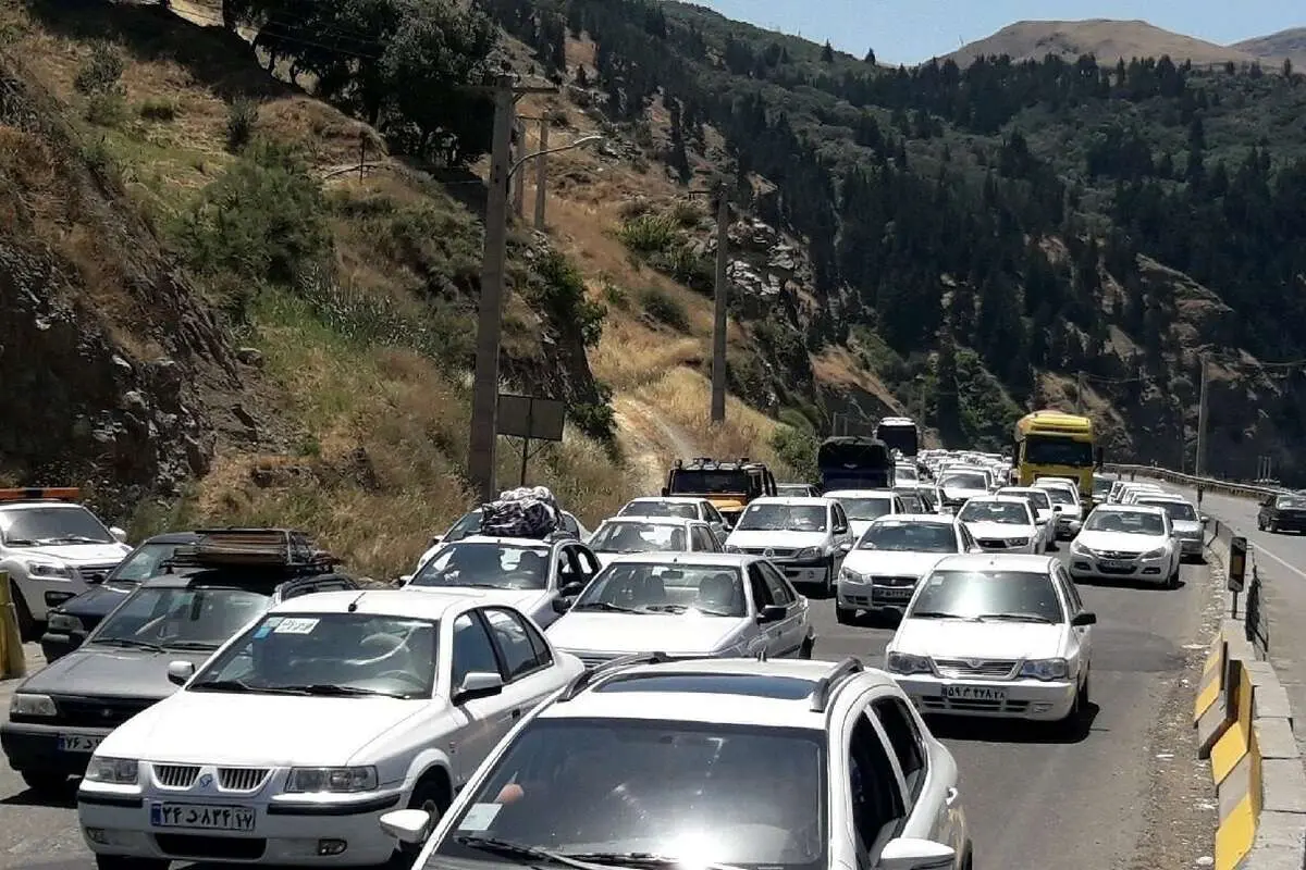 ترافیک جاده چالوس