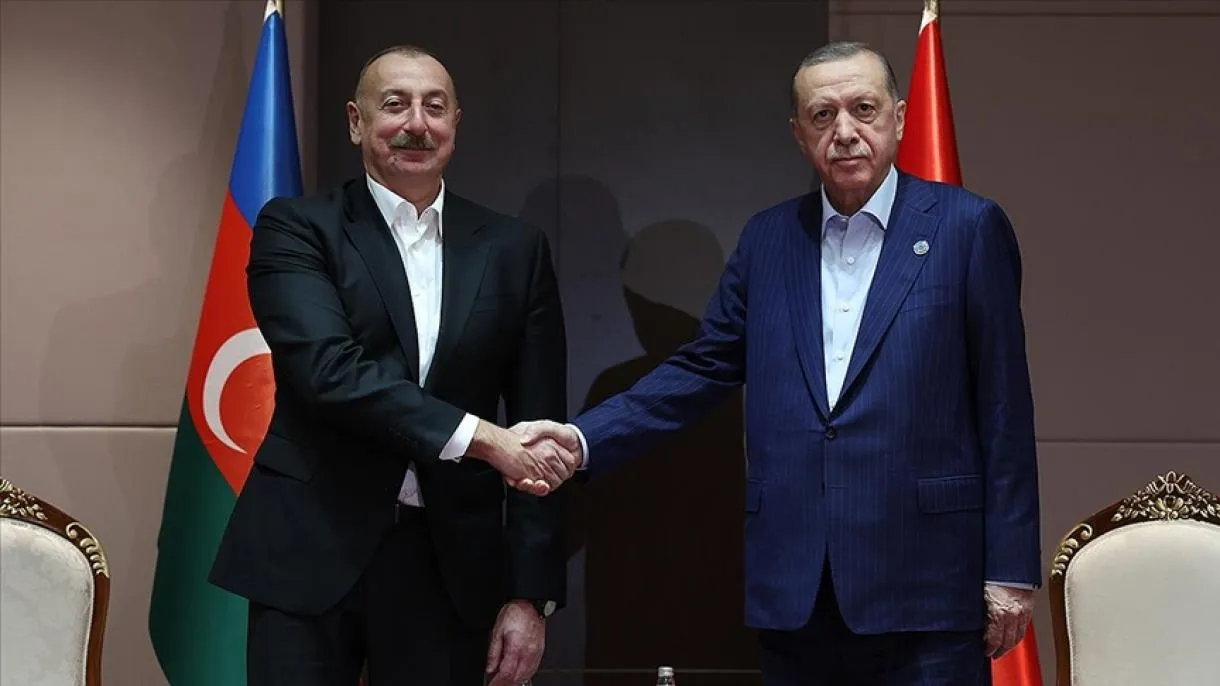 فیلم/ دیدار علی‌اف با اردوغان
