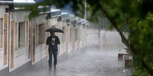 تشدید بارش باران در ۱۳ استان
