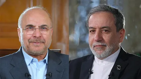قالیباف و عراقچی هم‌زمان عازم تهران شدند