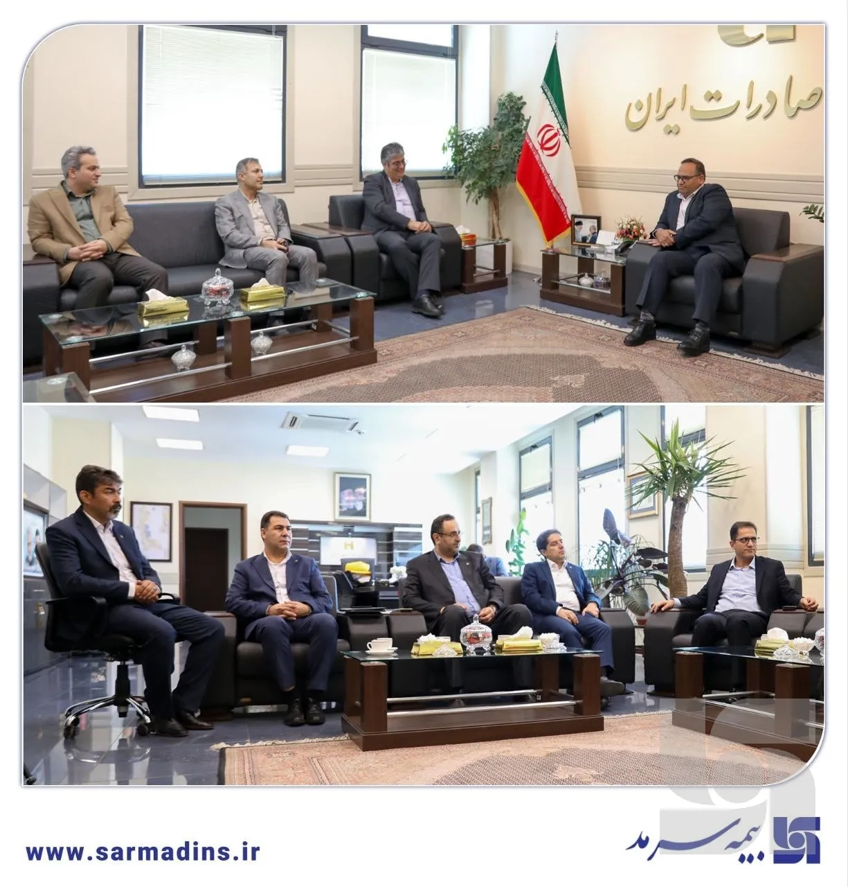 مدیر عامل بیمه سرمد در دیدار با مدیر شعب بانک صادرات استان آذربایجان غربی: تمام تلاش تیم مدیریتی بیمه سرمد، علاوه بر تثبیت رشد همه‌جانبه و حرکت بر مدار سودآوری، افزایش رضایت بیمه‌شدگان بوده است