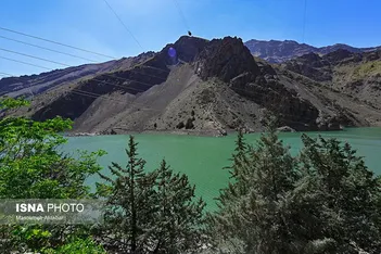 حال خوب سد کرج در آغاز تابستان