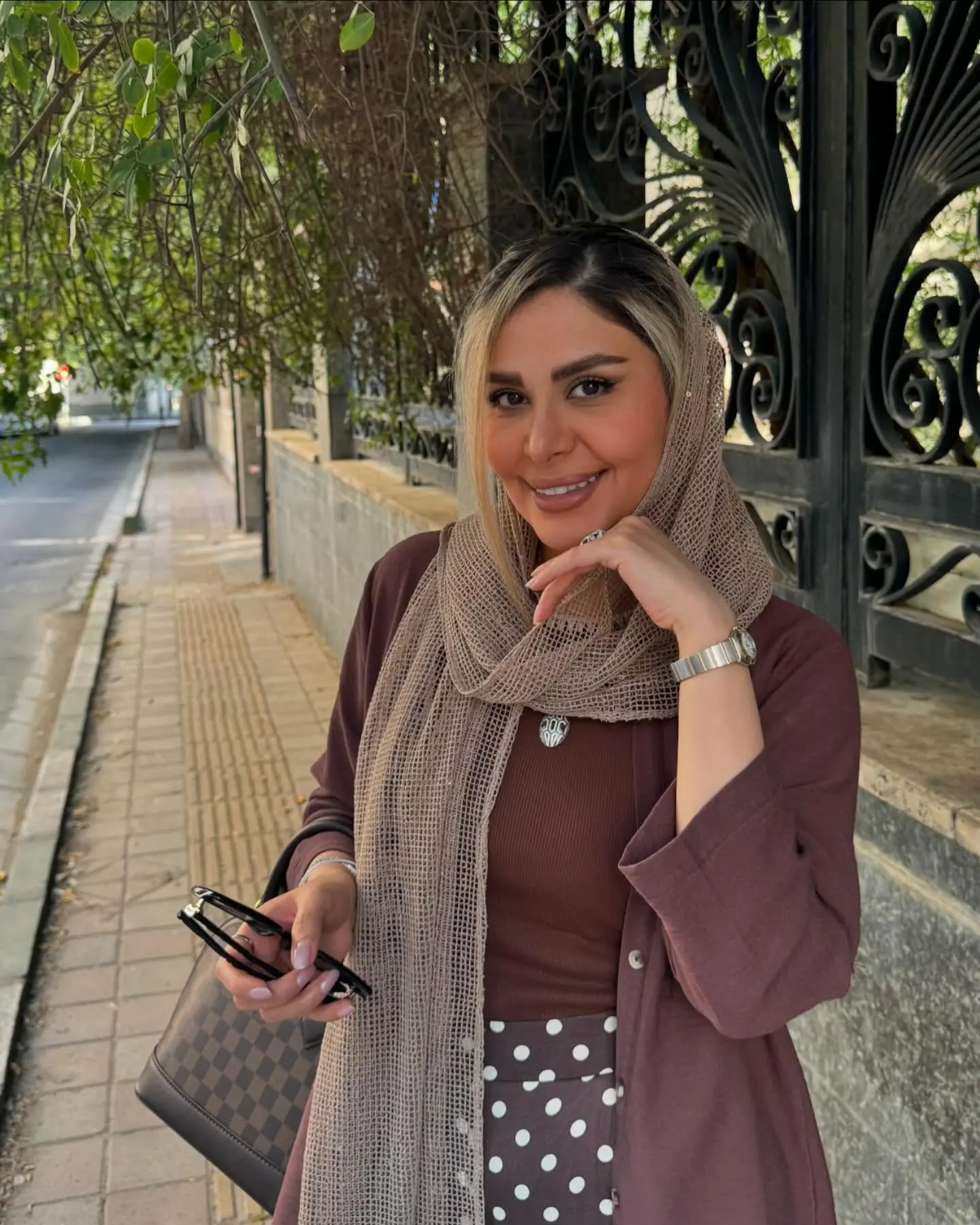 استایل تابستانی نجمه جودکی با ترند محبوب امسال