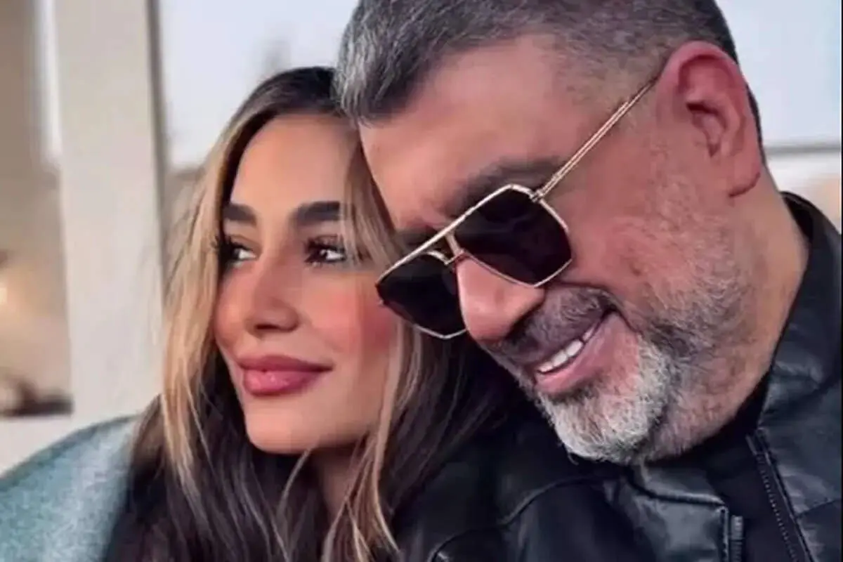 هلن رشیدپور با پدرش