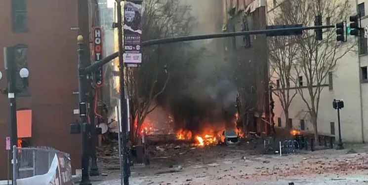 سی‌ان‌ان: حجم مواد منفجره در حادثه نشویل در آمریکا بی‌سابقه است
