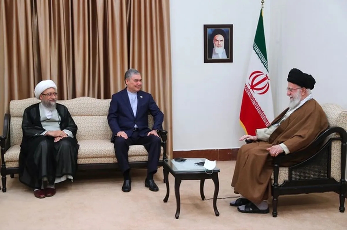 دیدار رئیس شورای مصلحت خلق ترکمنستان با رهبر انقلاب